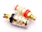 M8x46mm,Binding Post Connector,Gold Plated
